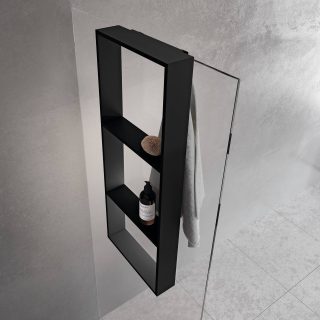 hangend planchet mat zwart